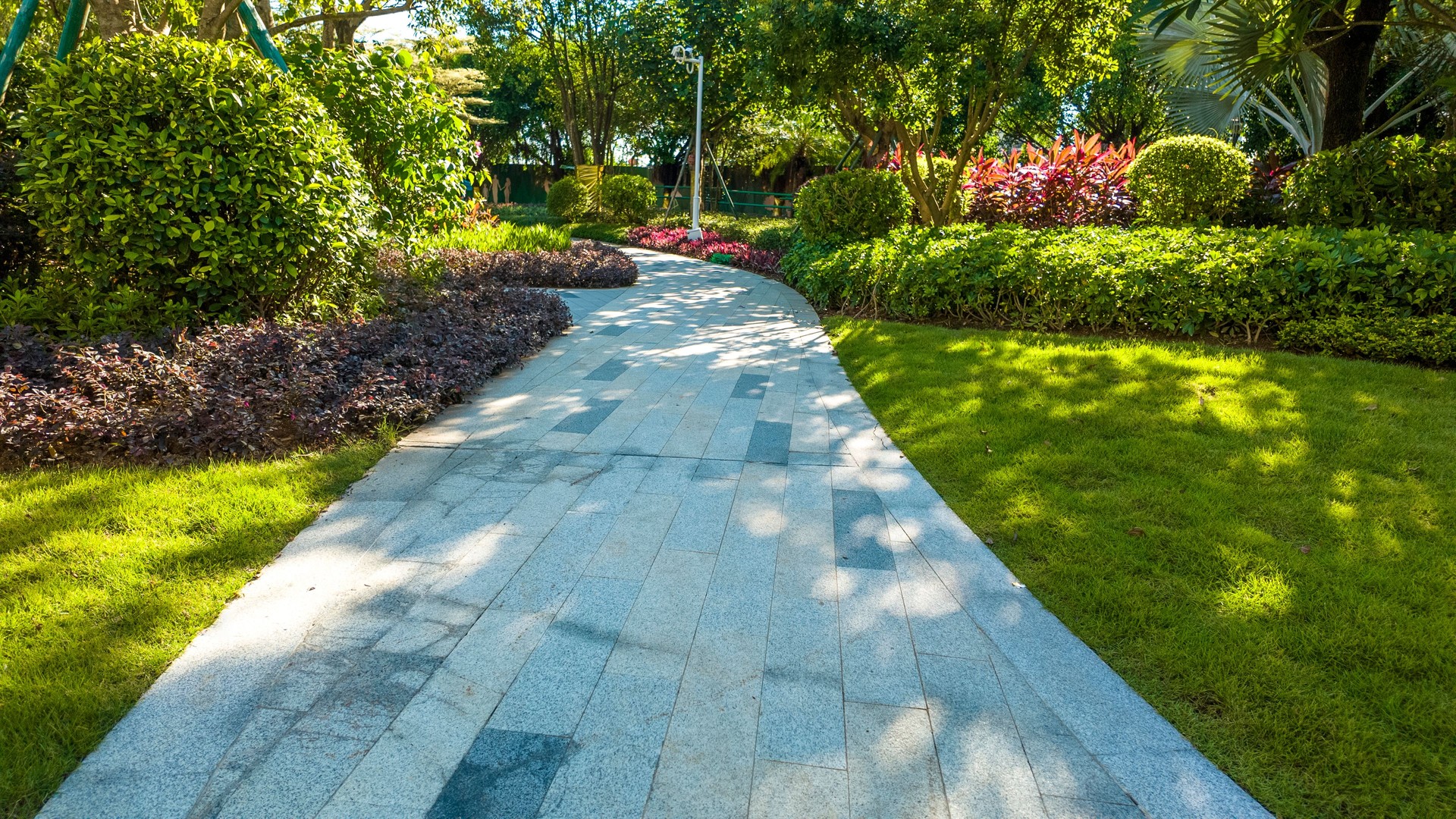 The pathway of garden style residential communities